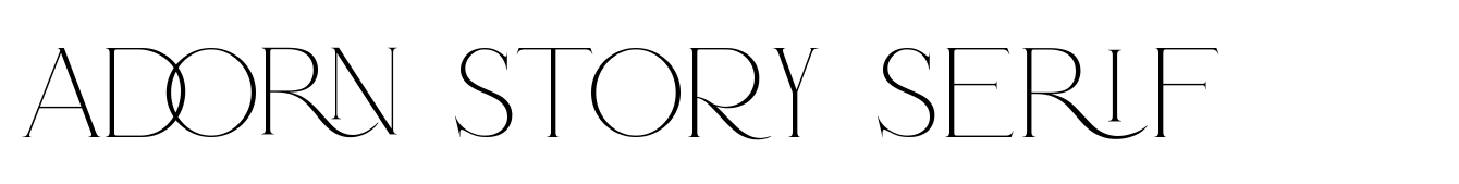 Adorn Story Serif